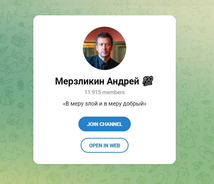 Мерзликин Андрей 💯